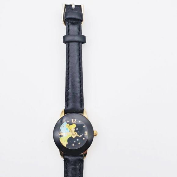 Disney X SII Tinker Bell Black & Gold Watch - Picture 3 of 15